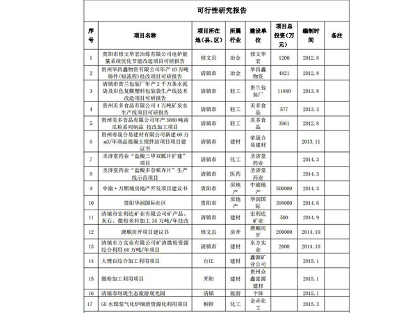 可行性研究报告